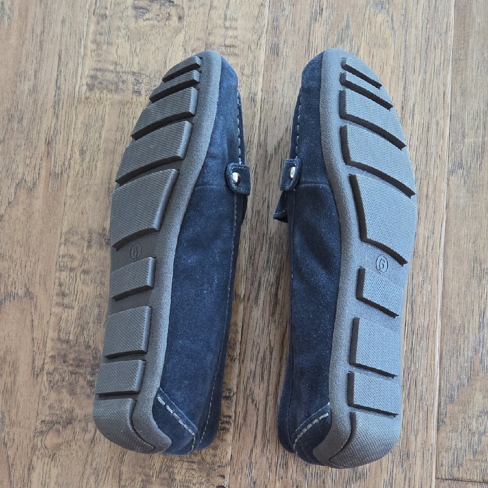 Banana Republic Navy Suede Bit Loafers - Picture 7 of 11